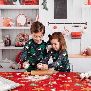 Hanna Andersson kids fitted holiday pjs